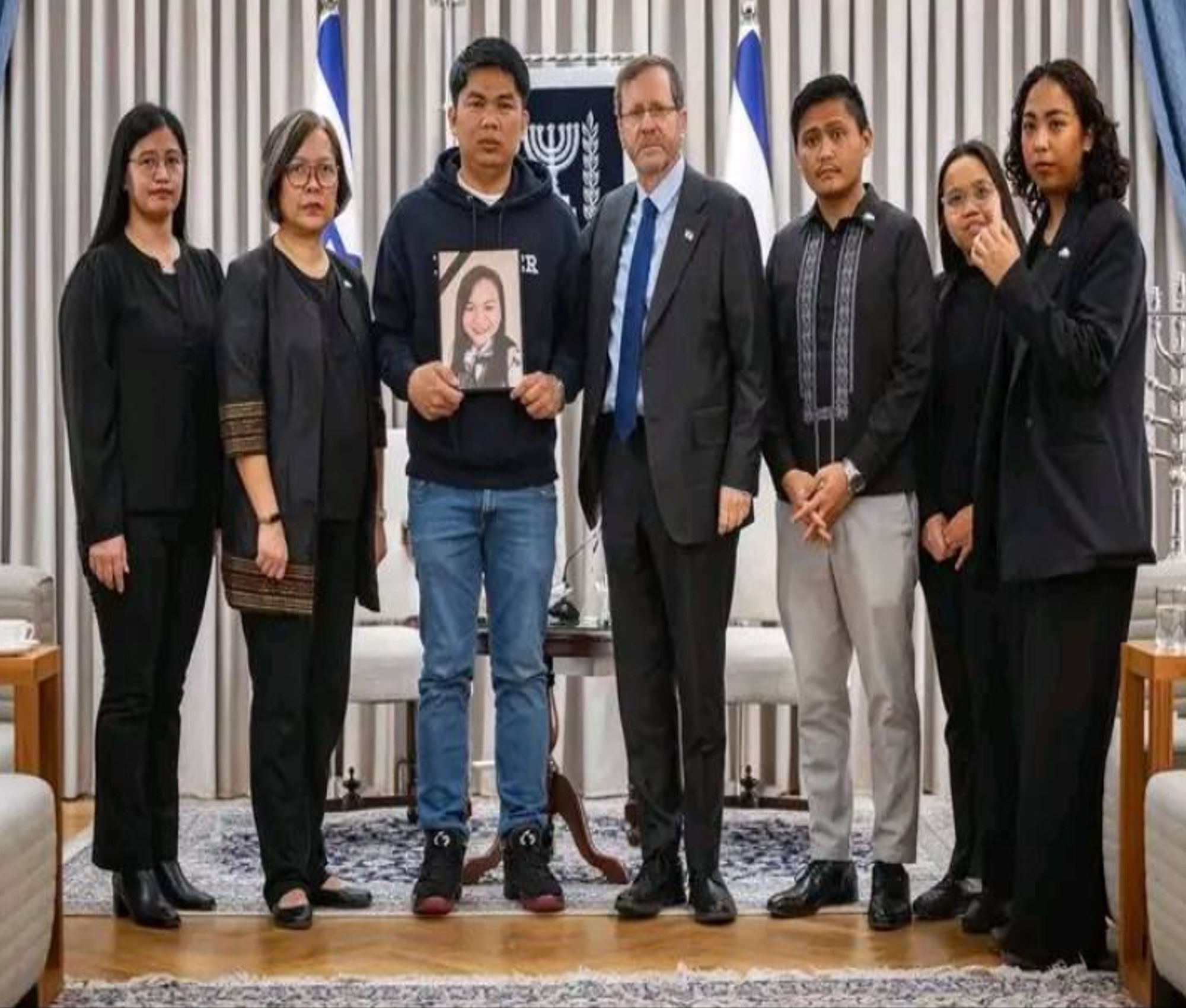 Israeli President meets husband of Filipina caregiver killed in missile attack — Are OFWs safe in conflict zones?